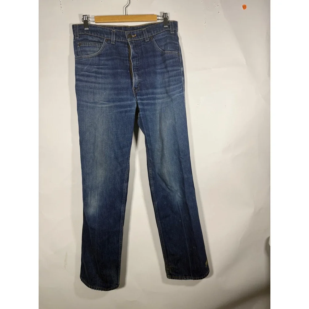 Vintage Levi's Movin On Blue Jeans Mens 32x32 Straight Leg Denim Medium Wash